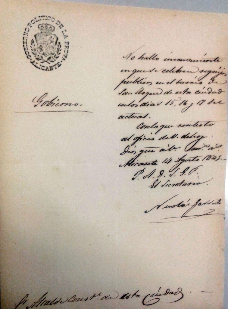 SAN ROQUE 1845